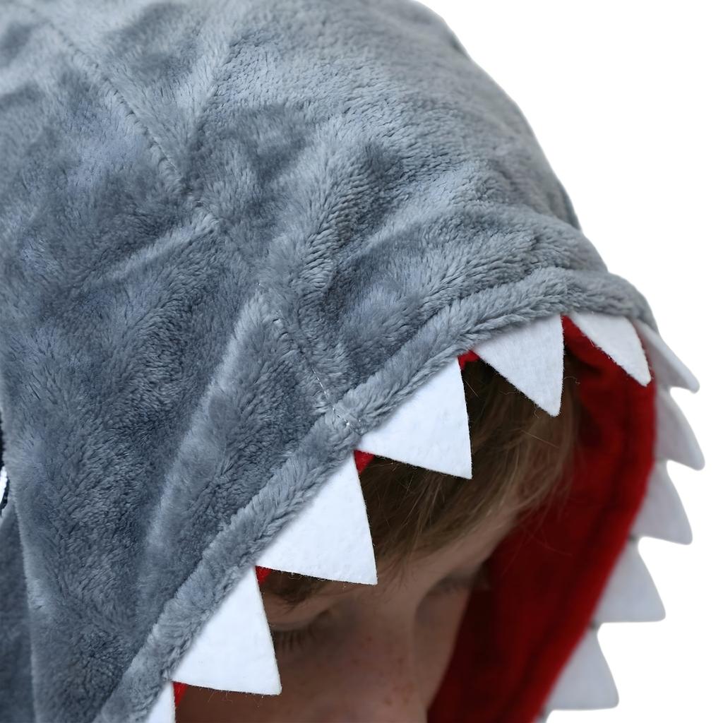 Piżama Onesie Kigurumi Kostium Przebranie Rekin Dzieci 105 - 115Cm