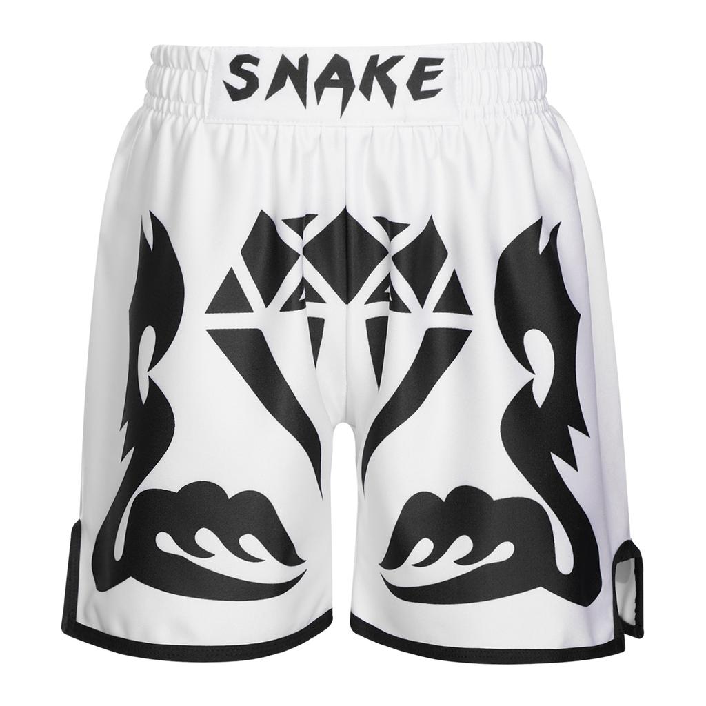 Youth Kids Muay Thai Shorts Training Kick Boxing Trunks Grappling Martial Arts Gear Cage Fighting Shorts