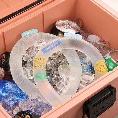 Choose 1 of 2 Blue Peel Ice Neck Coolers (Grid/Smile)