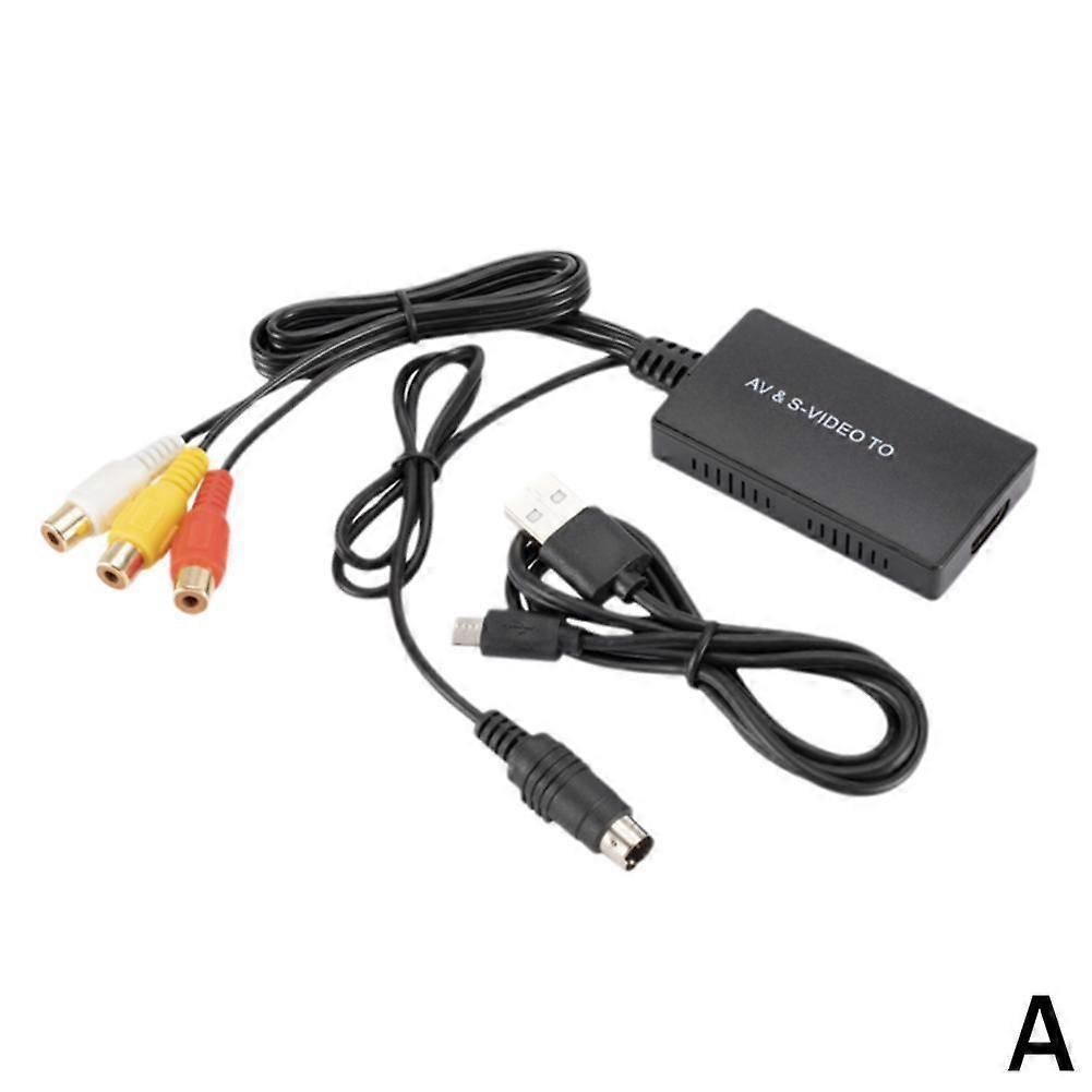 AV S-VIDEO Video zu HDMI-kompatibler Konverter für HDTV DVD STB