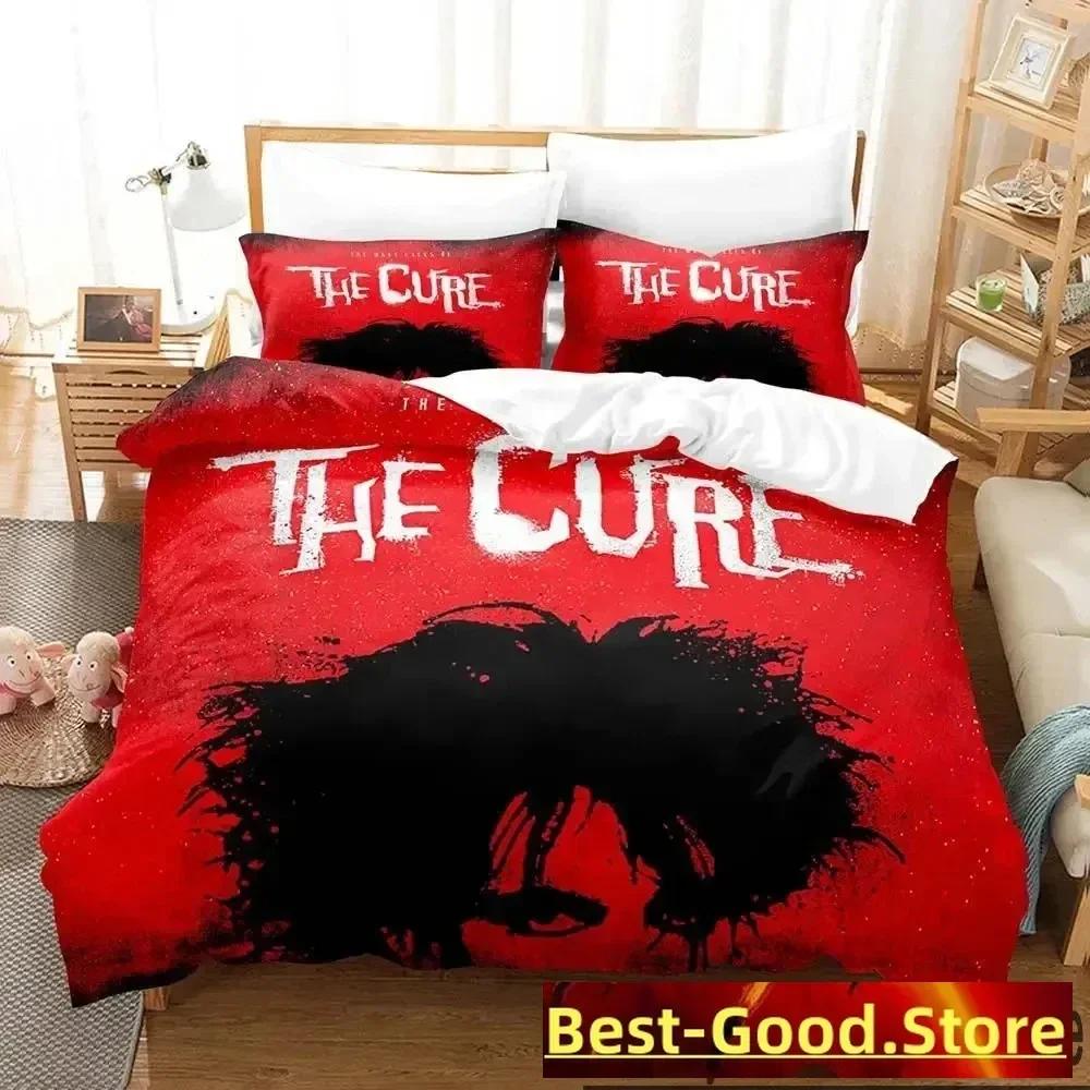 

THE CURE Band Bedding Set Duvet Cover Bed Set Quilt Cover Pillowcase Comforter king Queen Size Boys Adult Bedding Set 70x133cm 2pcs
