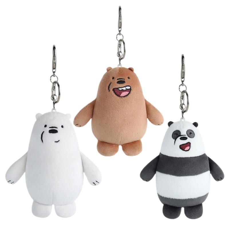 Wir Bären Plüsch-Schlüsselanhänger Grizzly, Eisbär und Panda Optionen!