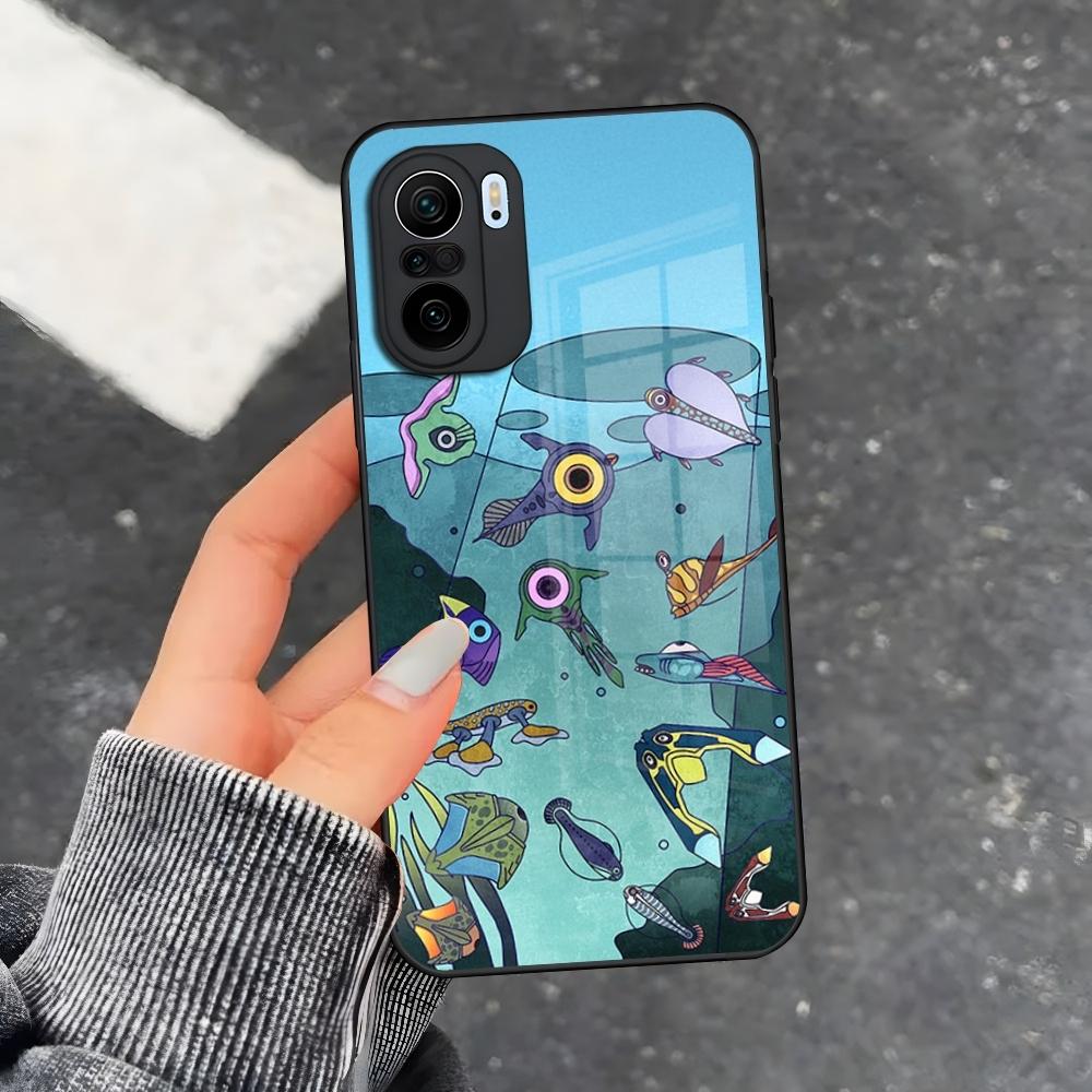 Subnautica Handyhülle für Xiaomi 15 14 13 12 X Redmi Note 10 Mi 11 S Lite T Pro Ultra-Glas Hülle