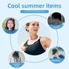 Cooling Neck Ring PCM Phase Change Ice Collar Reusable Summer Outdoor Sports Cooling Accessory for Heat Relief Men Women