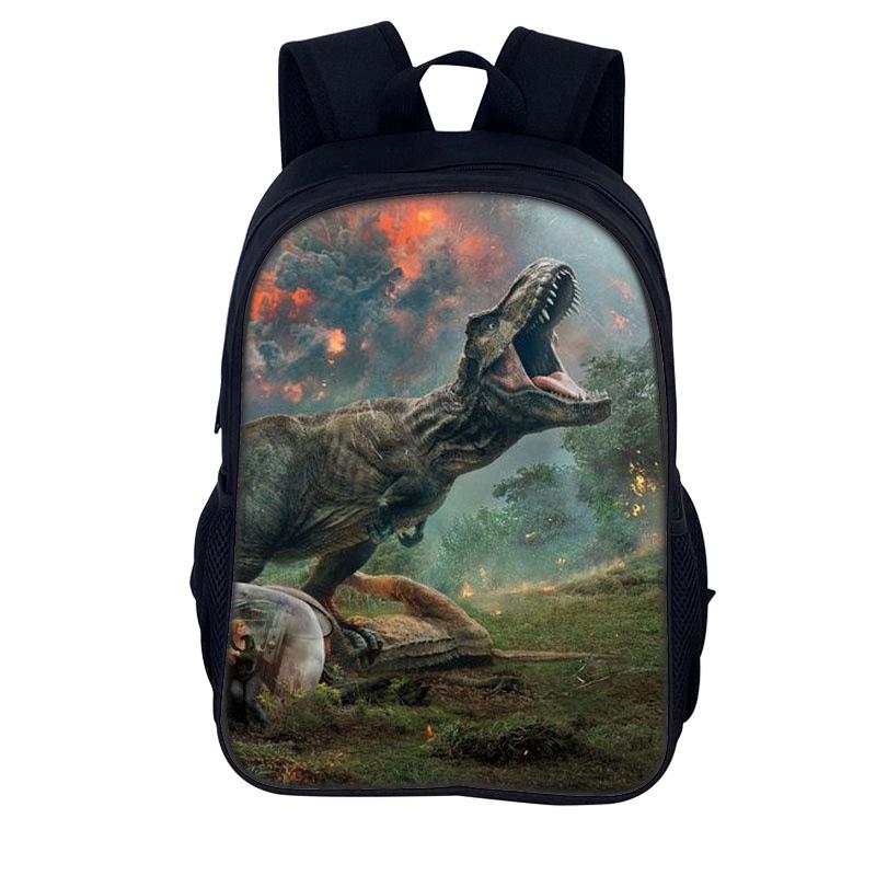 Jurassi Print C School Backpacks for boys Girls Park Resistant School Student College Bag Dinosaur  Printing Bookbags