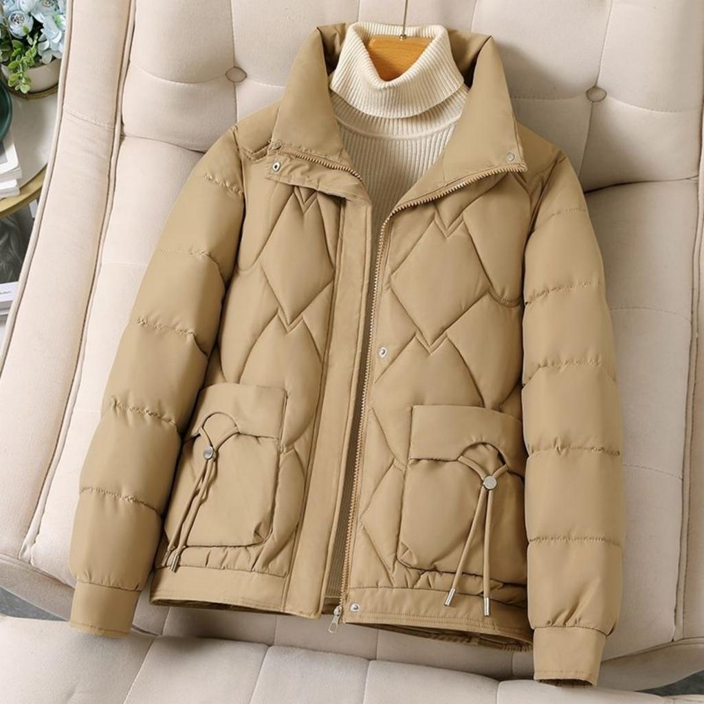 Women's Hooded Coat Ladies Winter Cotton Coat Thickened Warm Jacket