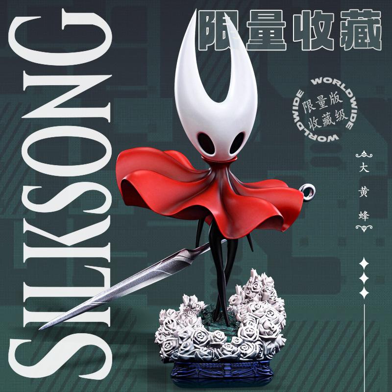 Hollow Knight Silksong Hornet Action Figure Battle Scene Collect Statue Model Desktop Decor For Game Peripheral Fans Collectors