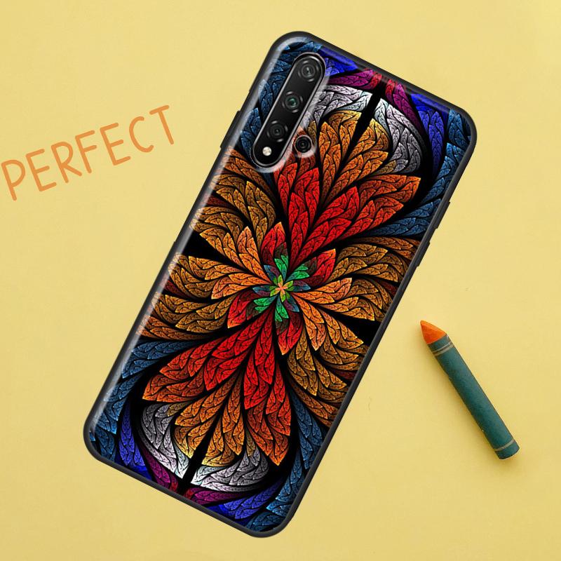 Vintage Ornament For Huawei Nova 8i 12i 11i 12s Y73 Y72 Y61 Y91 Y90 Y70 Y60 9 10 SE P30 P40 Lite P60 Pro Case