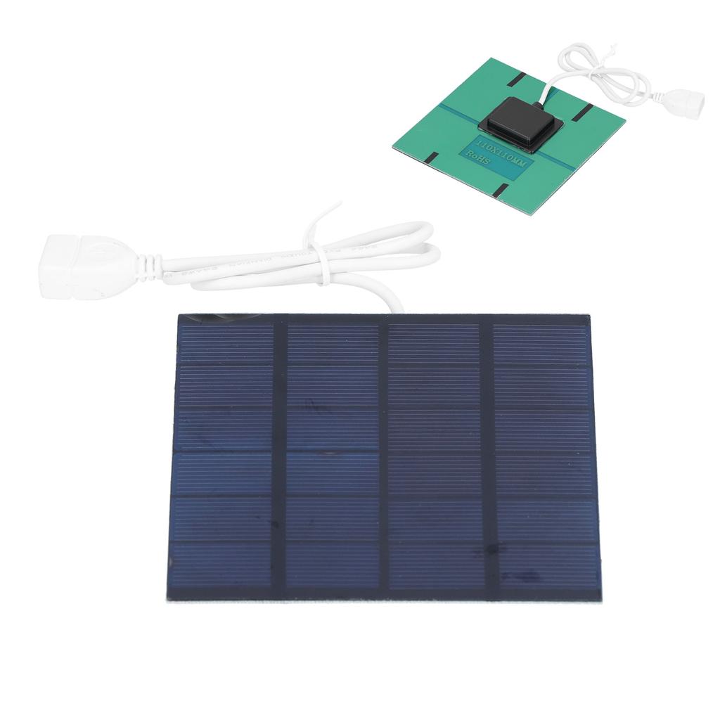 1.5W 6V Solar Panel DIY Solar Charger for Scientific Project Electronic Application 110x110mm