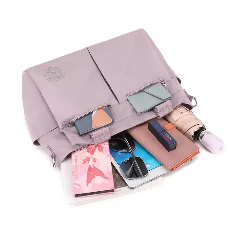 Large Capacity Women Top-Handle bag Fashion Casual A4 Book Women Casual Tote High Quality Durable Fabric Female Shoulder Bag