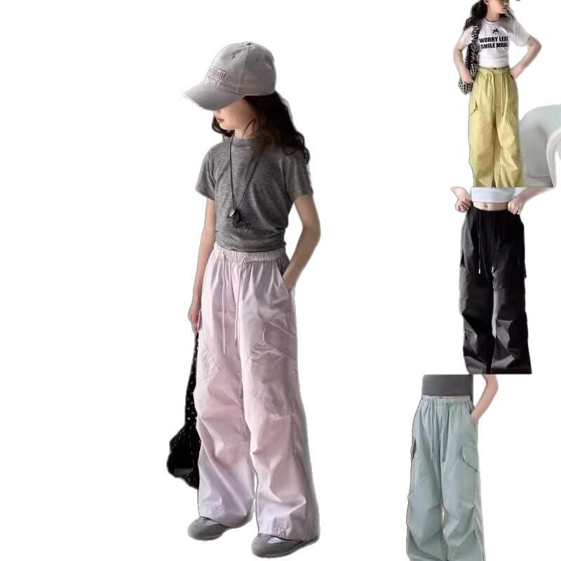 2026 Trendy Girls’ Summer Loose Overalls - Stylish Casual Pants
