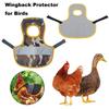 Vestă reflectorizante pentru găină, păsări de curte, pui, găină, șorț șorț Suport de protecție pentru pene, vestă impermeabilă, respirabilă, pentru pui, gâște, rață