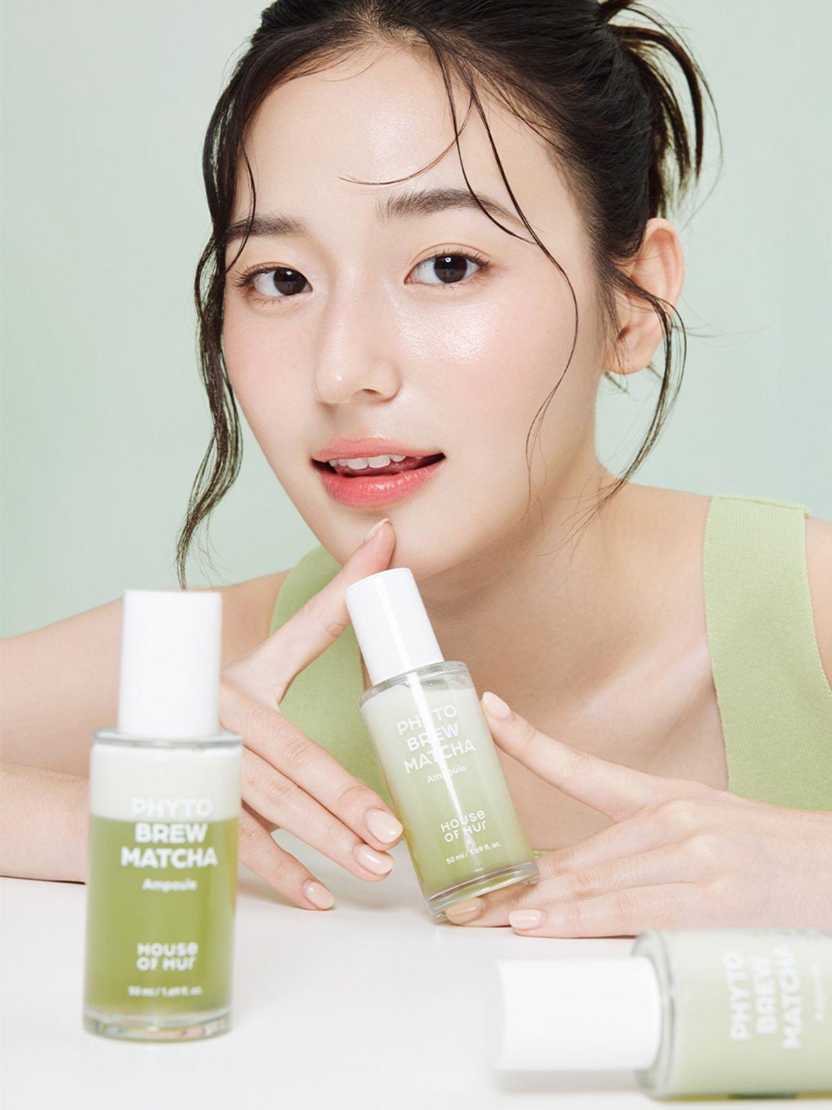 

HOUSE OF HER Phyto Brew Matcha Ampoule 50ml – Calming & Antioxidant Green Tea Concentrate Serum