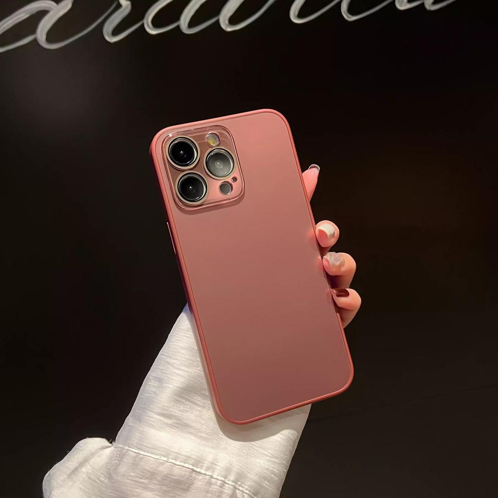 Apple 16promax Leakage Mark Magnetic Suction Phone Case Apple 15 Original 14 Lens Film Soft Edge Cover