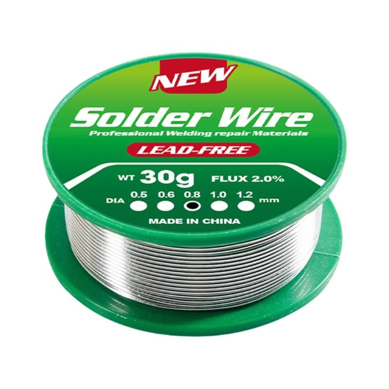 0.6mm/0.8mm/1mm Diameter Conductive Soldering Wire for Electronic Component Welding Model Making Appliance Maintenance