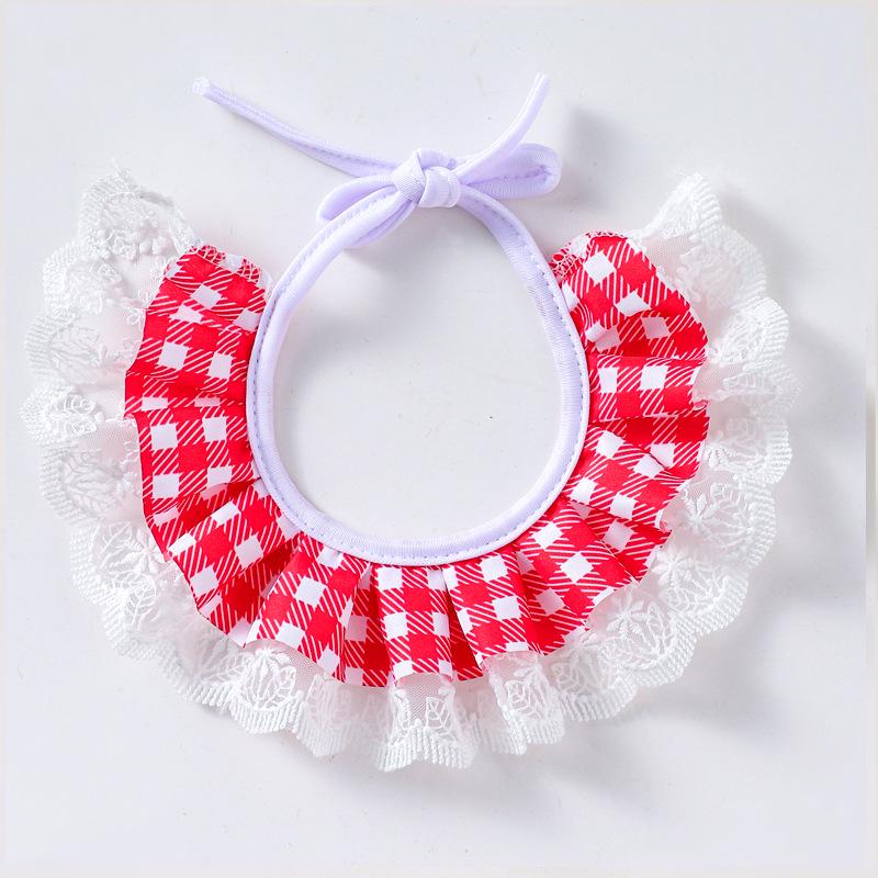 New Cross-Border Pet Bib: Dog Drool Scarf for Small & Medium Breeds, Decorative Cat Accessories