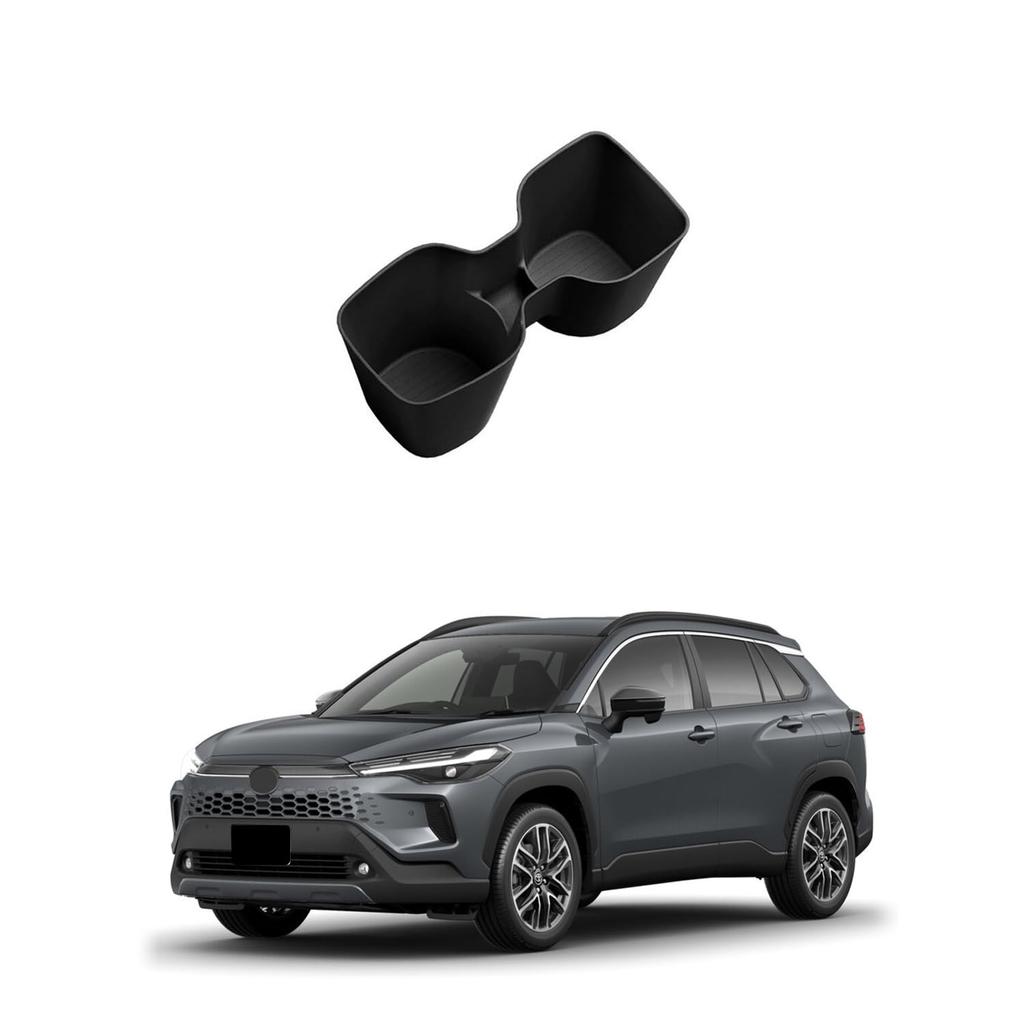 MEKOMEKO New Corolla Cross Dedicated Cup Holder Console Tray Drink Holder Storage Compartment Easy Installation Interior Part Silicone Rubber Material
