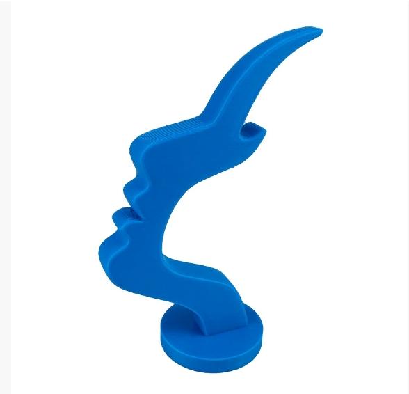 Fashion glasses placement bracket interesting side face practical and minimalist glasses decoration for desktop or bedside table