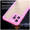 For iPhone 13 Pro Max Case PC+TPU Frosted Phone Back Cover