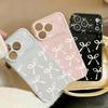 Sweet Bowknot Phone Case For iPhone 17 Pro Max Case For iPhone 16 15 14 13 12 Pro Max 11 Silicone Shockproof TPU Bumper Cover