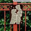2D Flat - 1pc of Vintage Aluminium Metal Sign for Dog Lovers - Perfect Wall Art Decoration for Home, Living Room, Backyard, Veterinary Clinic, or