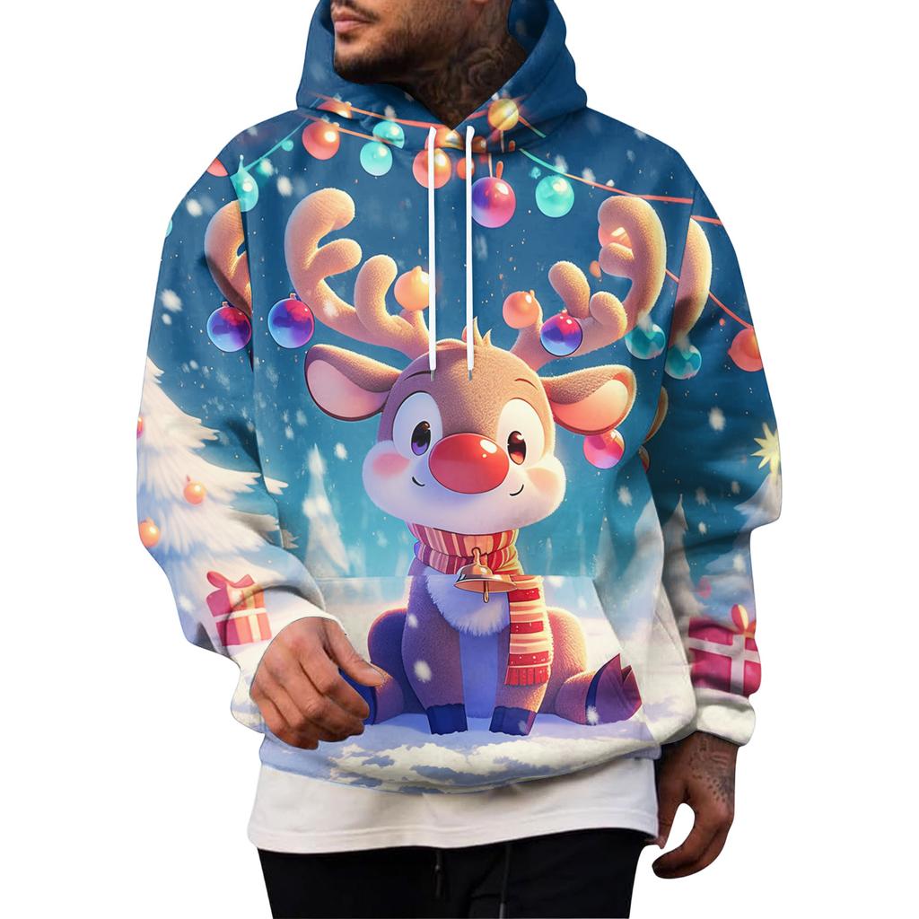 Men's Sports Leisure Long Sleeves With Pocket Hooded Hood Hoodie