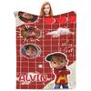 Alvin a Chipmunkové Kreslená deka Pro domácí dekoraci Útulné měkké mikrovláknové flanelové deky Dárky pro něj