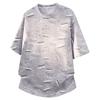 T-shirt a maniche corte, Girocollo, Maglia a maniche a metà, Top da uomo taglie forti