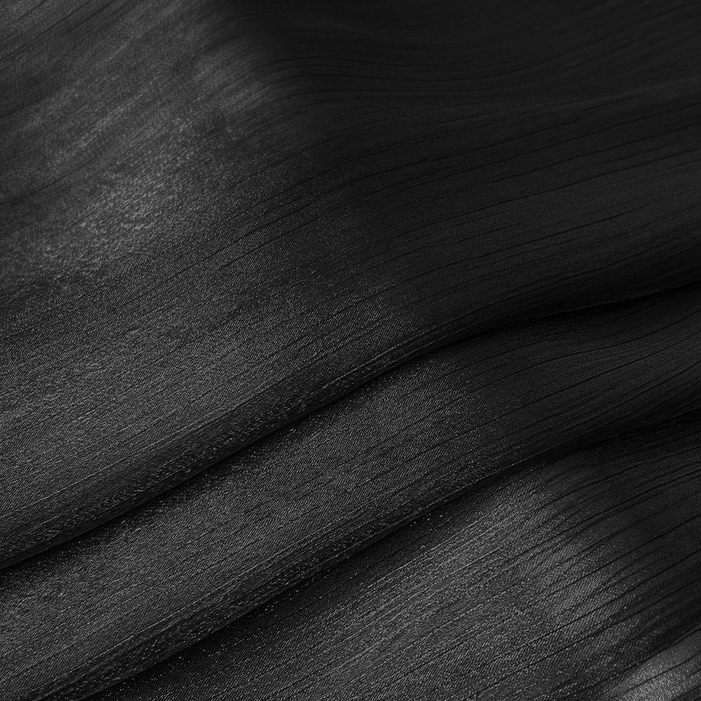Silver Silk Sheer Crepe Chiffon Fabric Thin Crinkled Shiny Tulle For DIY Sewing Costume Shirts Wedding Party Backdrop Decoration