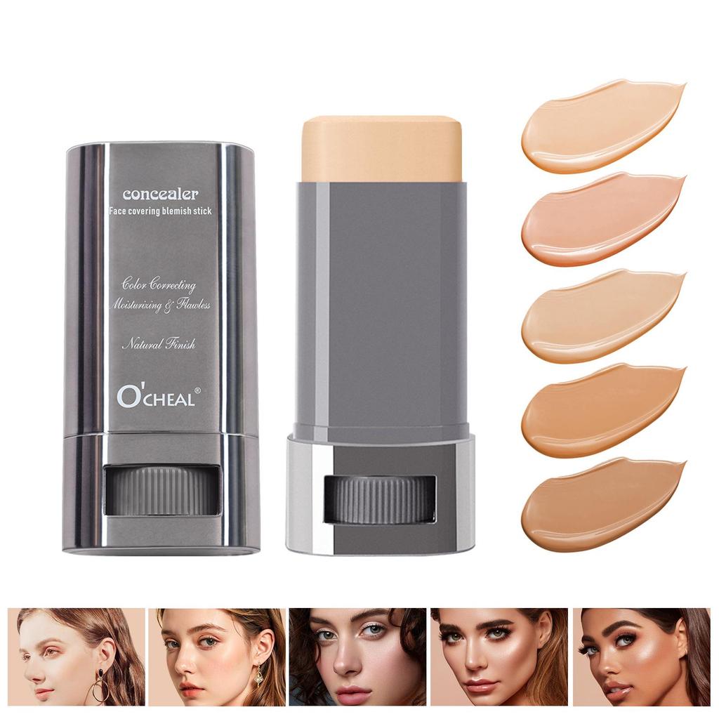 Base de maquillaje correctora en stick natural de larga duración Ou Qian Ya
