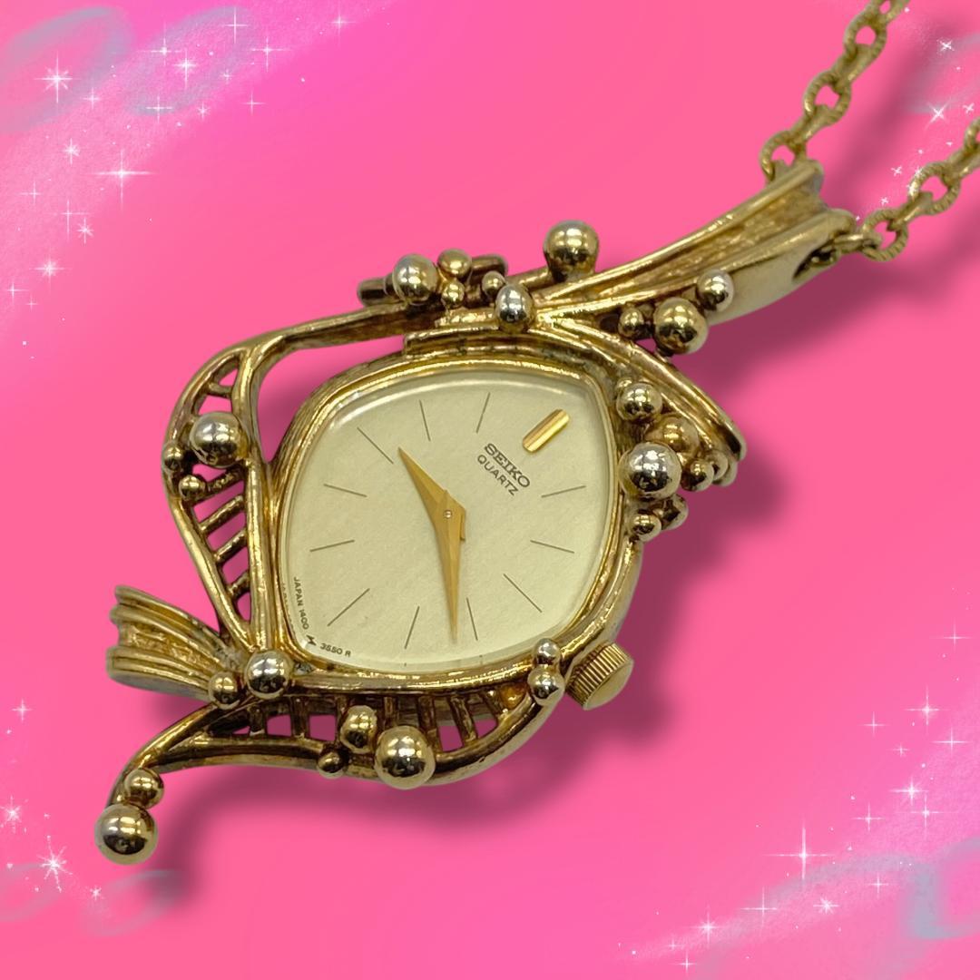 

[Б/У] Редкие винтажные кварцевые подвесные часы Seiko