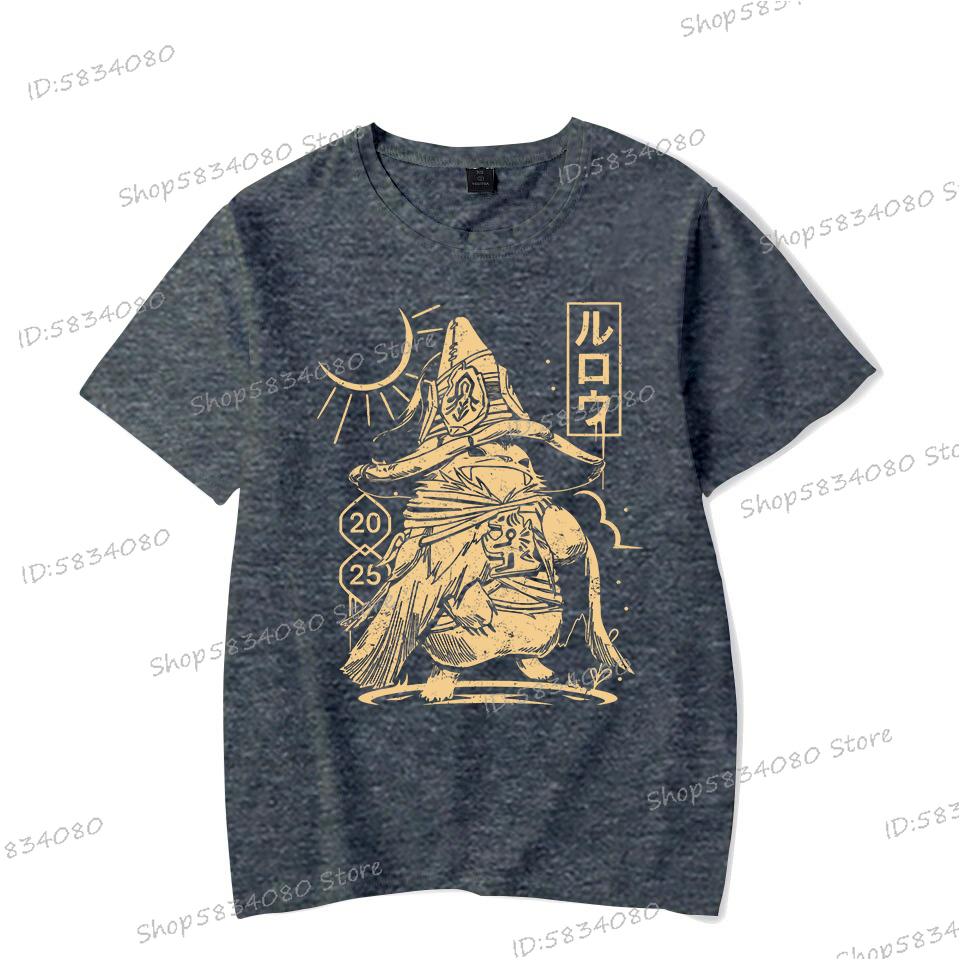 Unisexs Tshirts Monster Hunter Wilds Vintage Graphic Tee Gamer Funny Crewneck Short Sleeve Tee Gift Game Fans Fashion Casual Tops