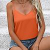 Damen Frühling Sommer Einfarbig Kariert Camisole Urlaub Sexy Locker Ärmellos Trägerweste Rückenfrei Tanktops S-XL