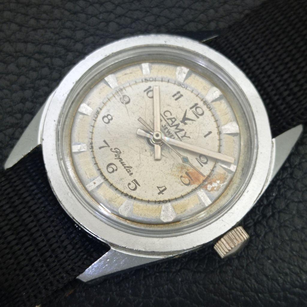 SWISS VINTAGE CAMY HAND-WINDING MENS REFURBISHED WATCH A704640-1