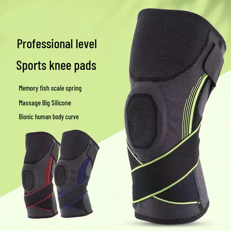 

Xixun Men s Silicone Sports Knee Brace with Patella Strap