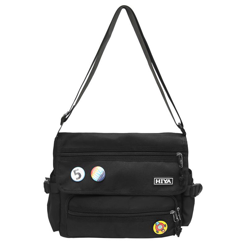 

Student Tutoring Crossbody Bag for Girls & Boys - Ideal for Junior High, Elementary, and High School 31*26*12CM чорний