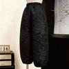 2026 Spring Chinese Jacquard Elastic Waist Scimitar Pants - Chic & Versatile Casual Fashion