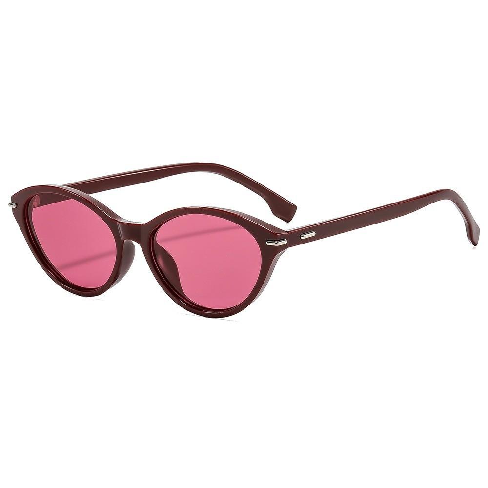 Fashion Sun Glasses Cat Eye Frame Uv400 Protection For Outdoor Sports