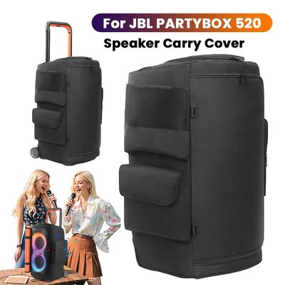 Speaker Carry Cover Waterproof Padded Speaker Protective Cover Double-Sided Speaker Storage Bag for JBL PARTYBOX 520 Storage Bag