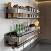 DANLE No-Drill Wall-Mounted Kitchen Storage Rack