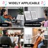 Inch A4 Sheet Music Binder 40/60 Pages Letter Size Music Storage Folder Waterproof Sheet Music Organizer for Musicians Students