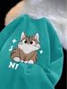 Men's Youth Round Neck Loose Hoodie - Spring/Autumn 2025 Edition