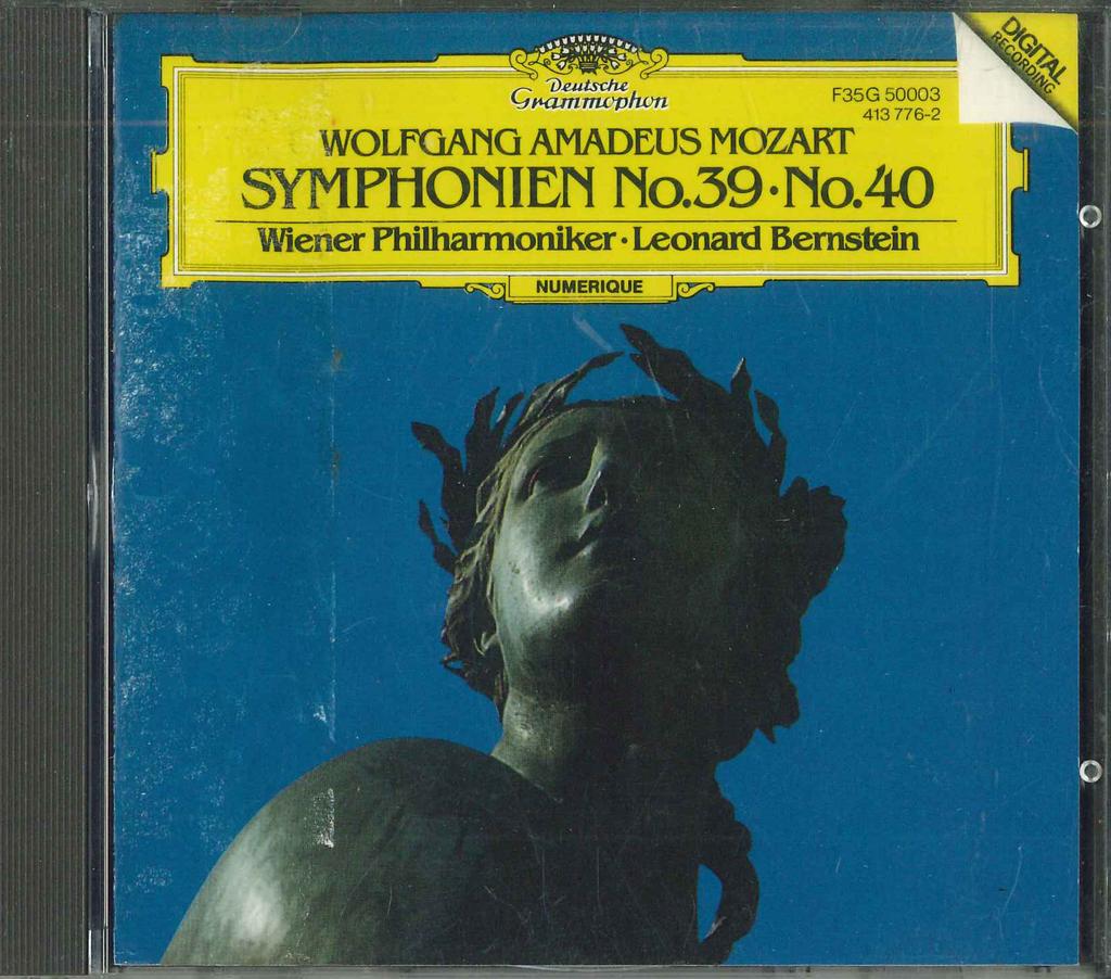 CD LEONARD BERNSTEIN - Wolfgang Amadeus Mozart Symphonien F35G50003 POLYDOR Japan Obi Classical Used