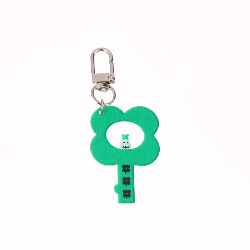 Harajuku Style Forest Animal Keychain Ins Trendy Acrylic Keyring Creative Key Holder Bag Pendant Couple Gifts