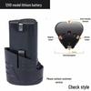 12V Large Capacity Universal Lithium Battery for Pistol Drills with Charger