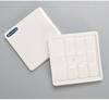 Shimingke 12-Grid Ceramic Palette with Lid - Easy To Clean for Oil and Watercolor Painting