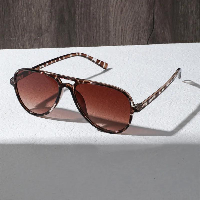 New Oversized Sunglasses Women Men Vintage Pilot Designer Brand Sun Glasses Female Big Frame Mirror Retro Feminino