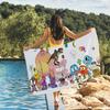 Cartoon W-World Of G-GumballS Handtuch Schnelltrocknend Strandhandtücher Sind Geeignet Für Schwimmbäder Camping Yoga Und Das Fitnessstudio