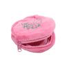 Plush Storage Bag Mini Headphone Bag for Girls Soft Plush Material Storage Student Purse Use for Daily Carry & Small Items Organization
