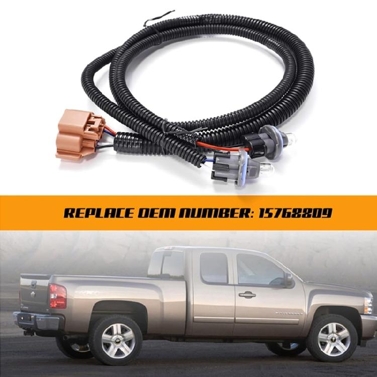 Automotive Rear Fix License Plate Illumination Wiring Cable Harness 15768809 For Vehicle Upkeep Enhancing Vehicle Safety